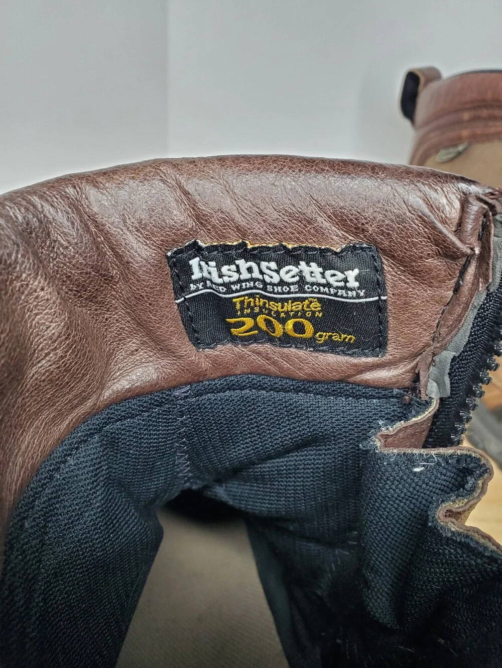 Irish Setter Red Wing Snow Ridge Winter Boots Mens Size 11 EE Brown Side Zip